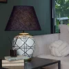 PR Home pöytävalaisin New York, musta, korkeus 63 cm, keraaminen