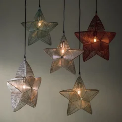 PR Home Rigel -koristetähti metallia Ø50 cm hopea