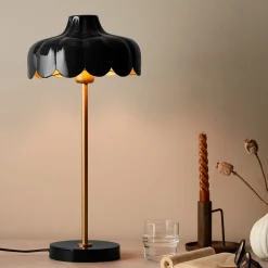 PR Home Wells pöytävalaisin musta/kulta