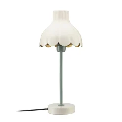 PR Home Wera pöytävalaisin, kerma/vihreä, korkeus 47 cm, metallia