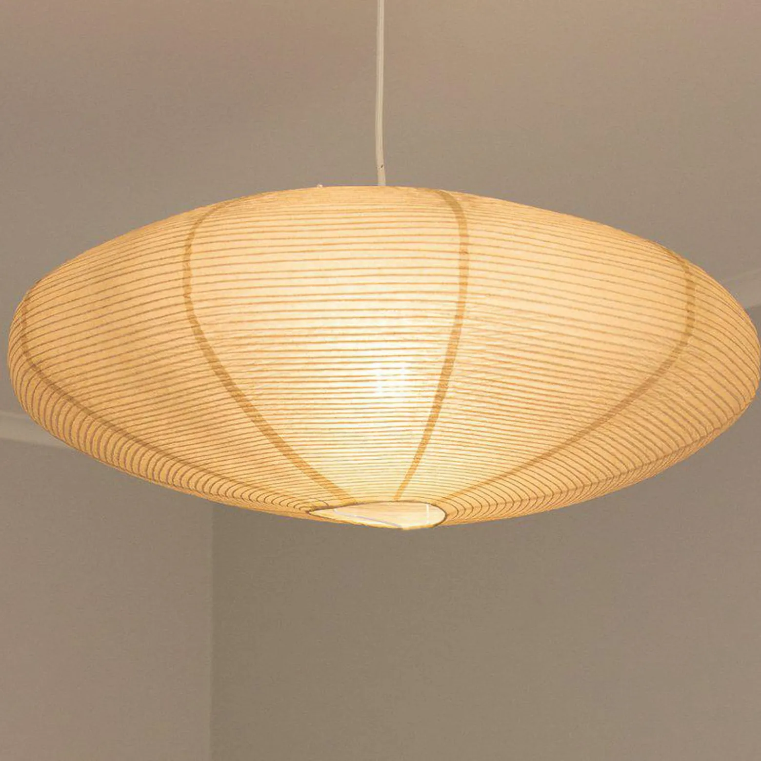 PR Home Yuni-riippuvalo, beige, paperi, Ø 58 cm, E27