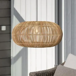 PR Home Zuri ulkovalaisin, Ø 51 cm, rottinki, pistoke