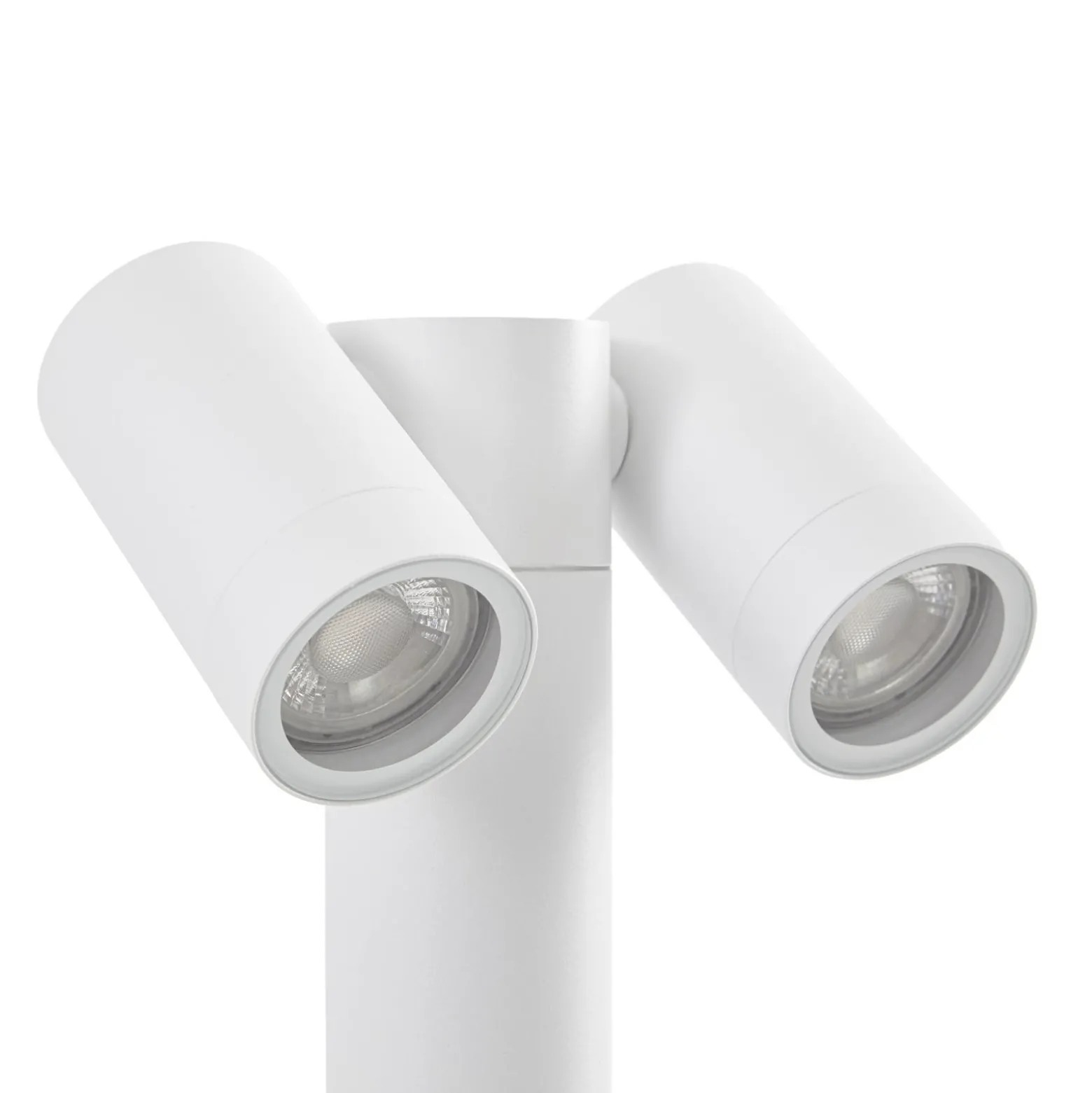PRIOSin Tulimar-pylväsvalaisin, 2-lamppuinen, 60 cm, valkoinen, IP65