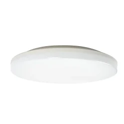 Prios LED-kattovalaisin Artin, Ø 33 cm, valkoinen, CCT, IP65