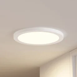 Prios LED-kattovalaisin Aureka, 3 kpl, sensori, Ø 33 cm, valkoinen