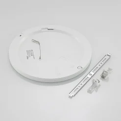 Prios LED-kattovalaisin Aureka, liiketunnistin, Ø 33 cm, valkoinen