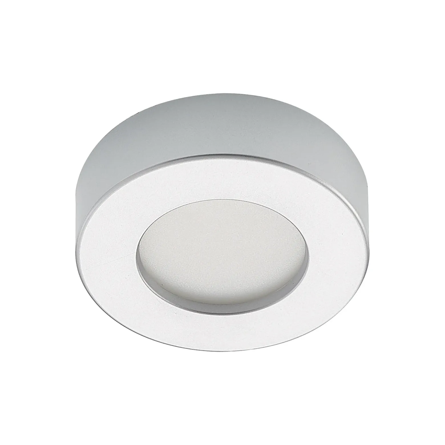 Prios LED-kattovalaisin Edwina, hopea, 12 cm, CCT, IP44