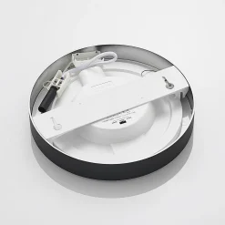 Prios LED-kattovalaisin Edwina, musta, 23 cm, CCT, IP44