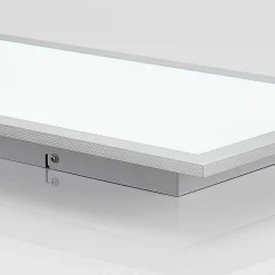Prios LED-paneeli Gelora, 80 cm, 4 000 K, hopeanvärinen, alumiini
