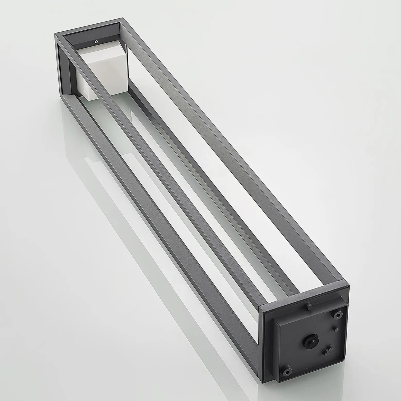 Prios LED polkuvalaisin Gamion, 90 cm, antrasiitti, metalli, IP54