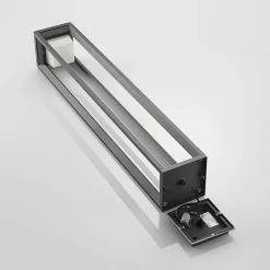 Prios LED polkuvalaisin Gamion, 90 cm, antrasiitti, metalli, IP54