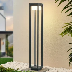 Prios LED polkuvalaisin Gamion, 90 cm, antrasiitti, metalli, IP54