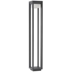 Prios LED polkuvalaisin Gamion, 90 cm, antrasiitti, metalli, IP54