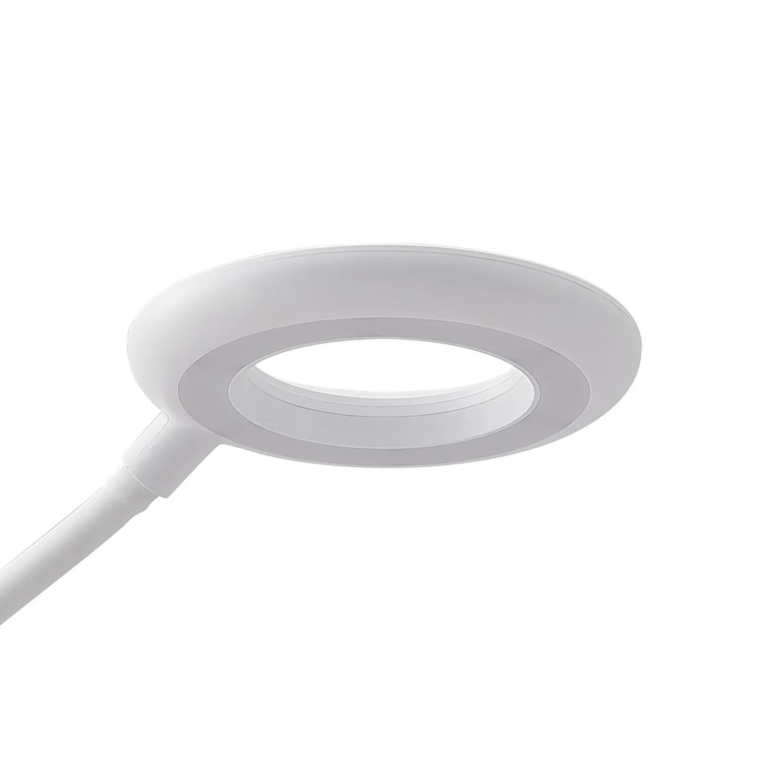 Prios LED-puristinvalaisin Harumi, valkoinen, ladattava akku, USB, 51 cm korkea