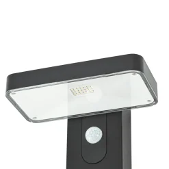 PRIOS LED-pylväsvalaisin Tarlson, kulmikas, antrasiitti, anturi
