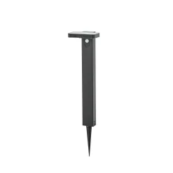 PRIOS LED-pylväsvalaisin Tarlson, kulmikas, antrasiitti, anturi