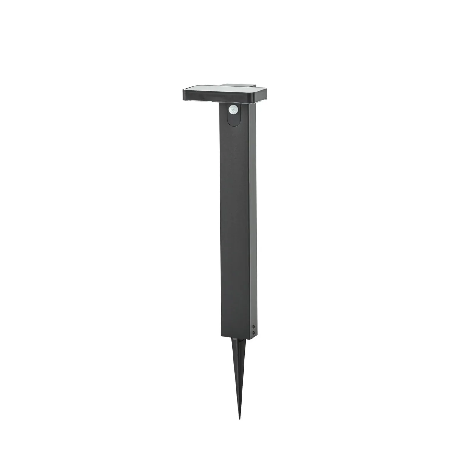 PRIOS LED-pylväsvalaisin Tarlson, kulmikas, antrasiitti, anturi