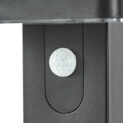 PRIOS LED-pylväsvalaisin Tarlson, kulmikas, antrasiitti, anturi