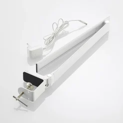 Prios LED-pöytävalaisin Tamarin, korkeus 40 cm, valkoinen, himmennettävä