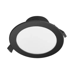 Prios LED upotettava valaisin Rida, musta, 14,5 cm, 12 W, CCT