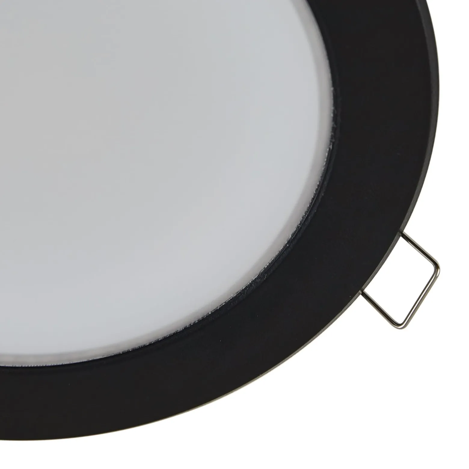 Prios LED upotettava valaisin Rida, musta, 14,5 cm, 12 W, CCT