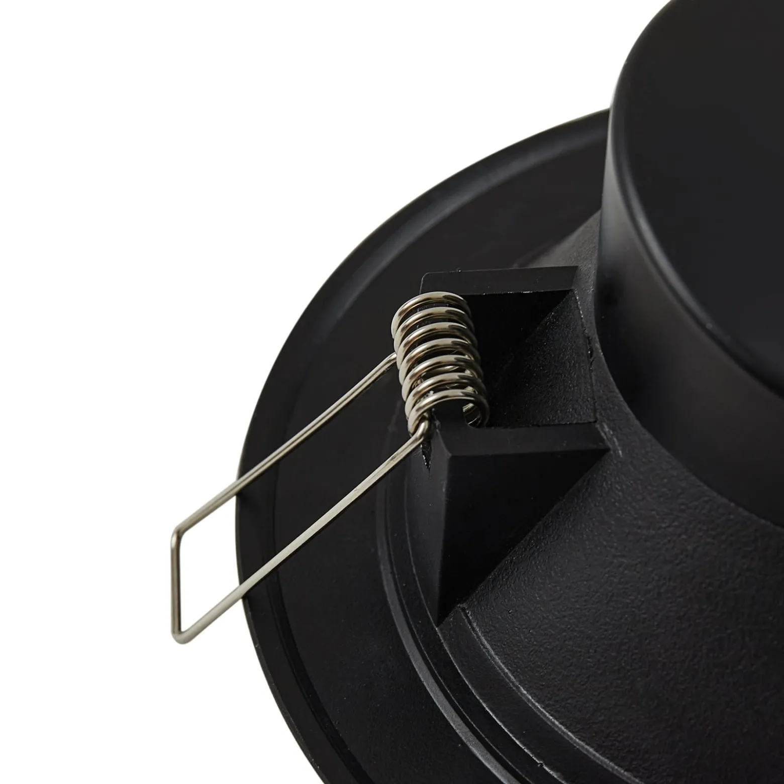 Prios LED upotettava valaisin Rida, musta, 14,5 cm, 12 W, CCT