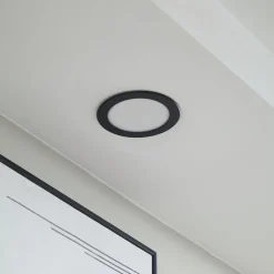 Prios LED upotettava valaisin Rida, musta, 14,5 cm, 12 W, CCT