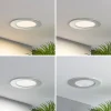 Prios LED uppoasennusvalaisin Cadance, hopea, 12 cm, 2 kpl, CCT-mittaussarja