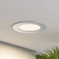 Prios LED uppoasennusvalaisin Cadance, hopea, 12 cm, 2 kpl, CCT-mittaussarja