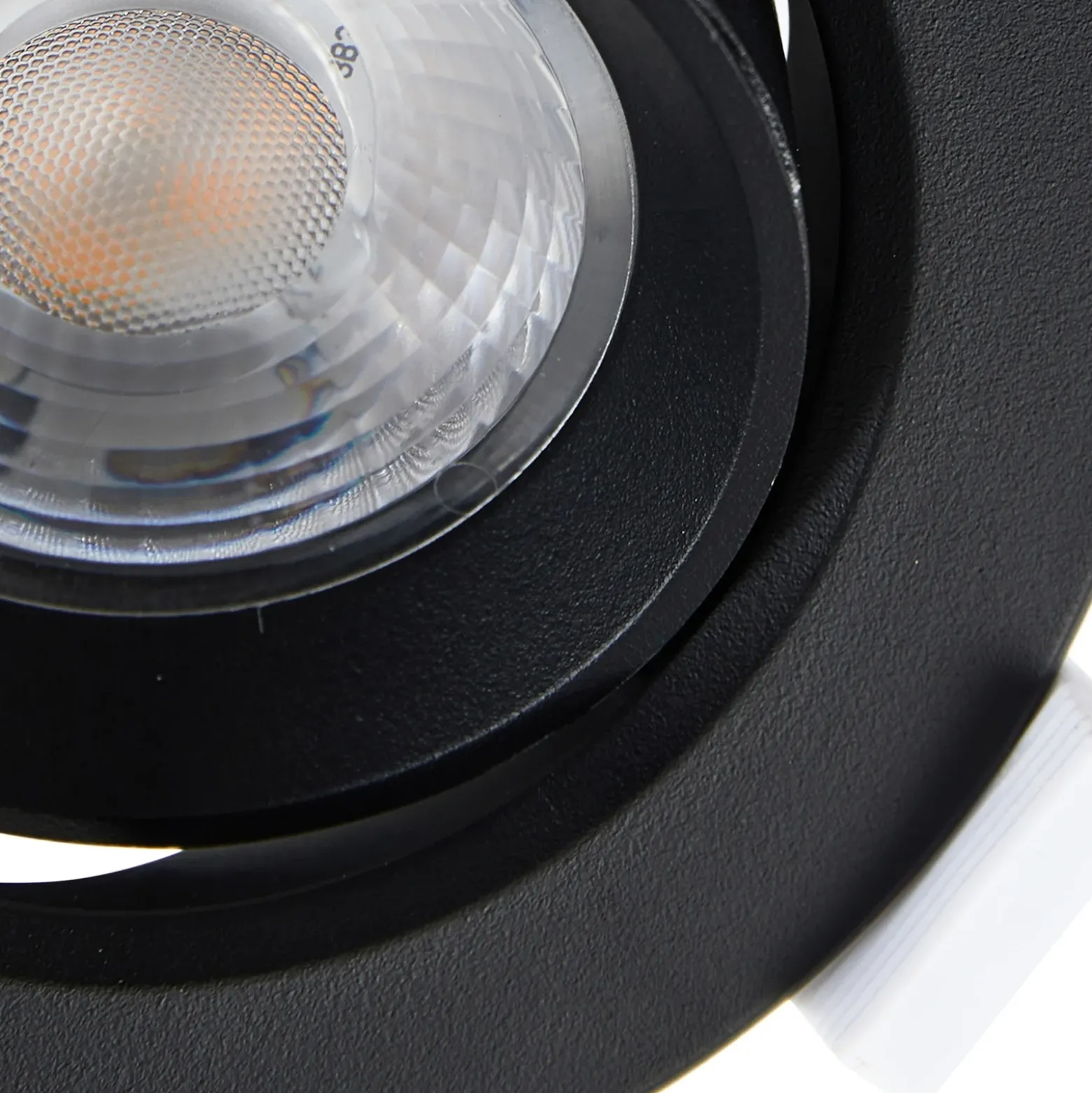 Prios LED uppoasennusvalaisin Shima, musta, 7 W, 3000K, himmennettävä