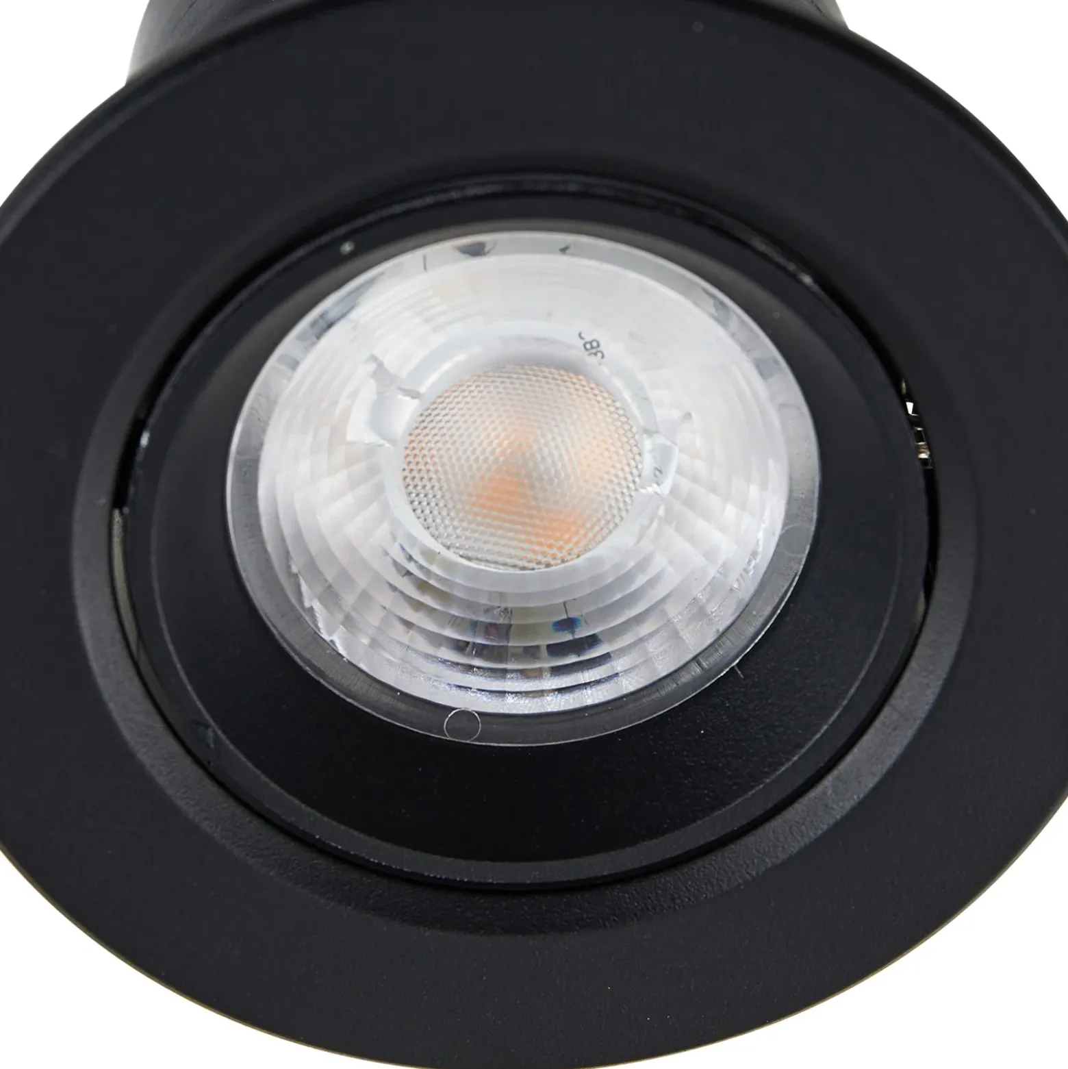 Prios LED uppoasennusvalaisin Shima, musta, 7 W, 3000K, himmennettävä