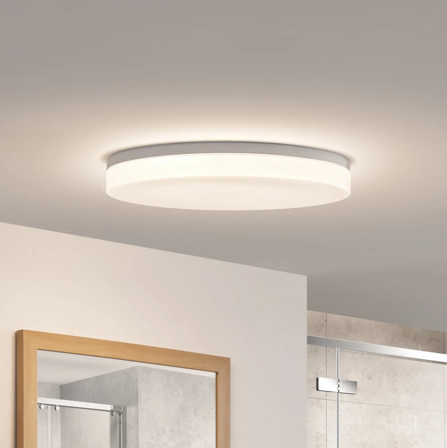 Prios Wynion LED-kattovalaisin CCT DIP-kytkin 50cm 50cm