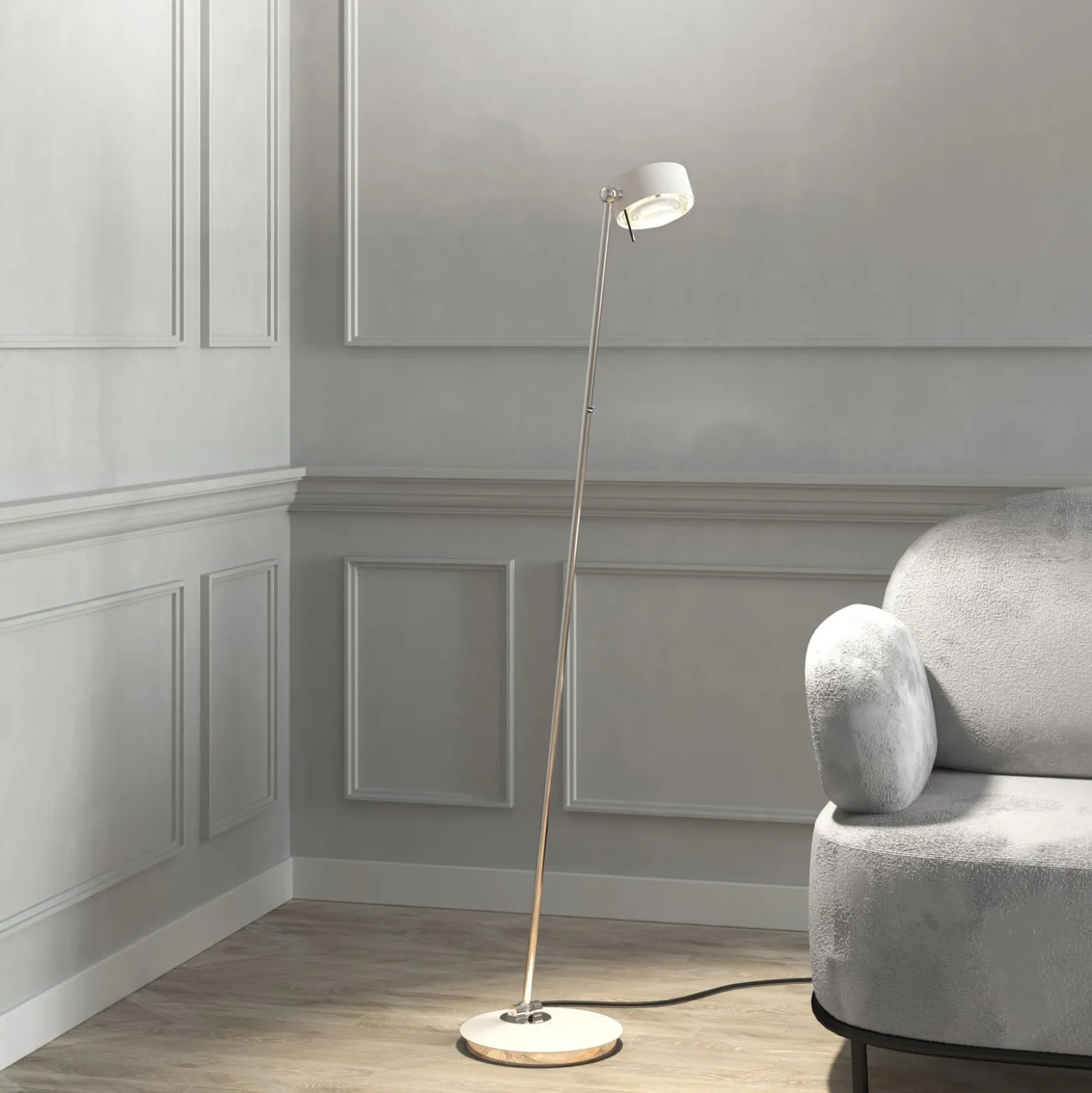 Puk! 120 Floor LED kirkas/matta linssi mattavalk.