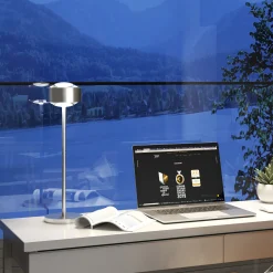 Puk Maxx Eye Table LED 37cm matta linssi, matta kromi