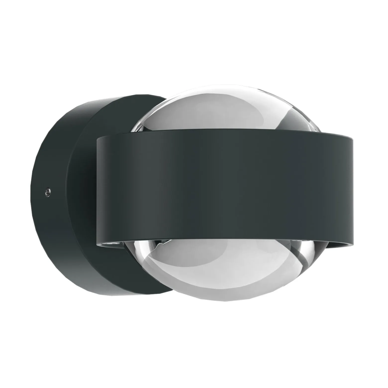 Puk Mini Wall LED 2x8W linssit kirkas, antrasiitti matta