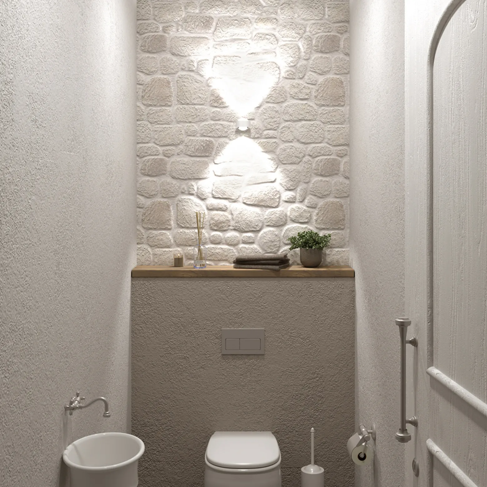 Puk Mini Wall LED 2x8W linssit kirkas, matta valkoinen