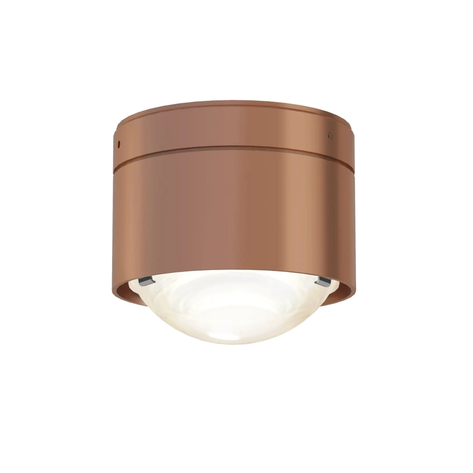 Puk! 80 One-LED-kattospotti mattalinssi, kupari