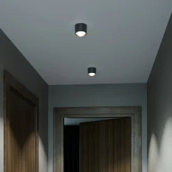 Puk! 80 One-LED-kattospotti mattalinssi/mattamusta