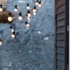 Puutarha 24 LED-keijuvalot Pyöreä 10-valo G45