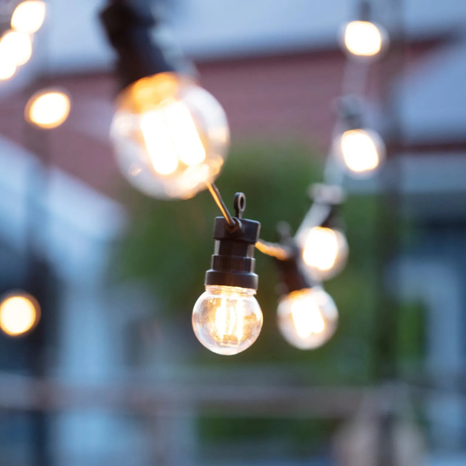 Puutarha 24 LED-keijuvalot Pyöreä 10-valo G45
