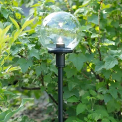 Puutarha 24 LED polku valo Sphere pallomainen varjostin