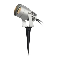 Puutarha 24 LED-valonheitin, hopea, 3 wattia