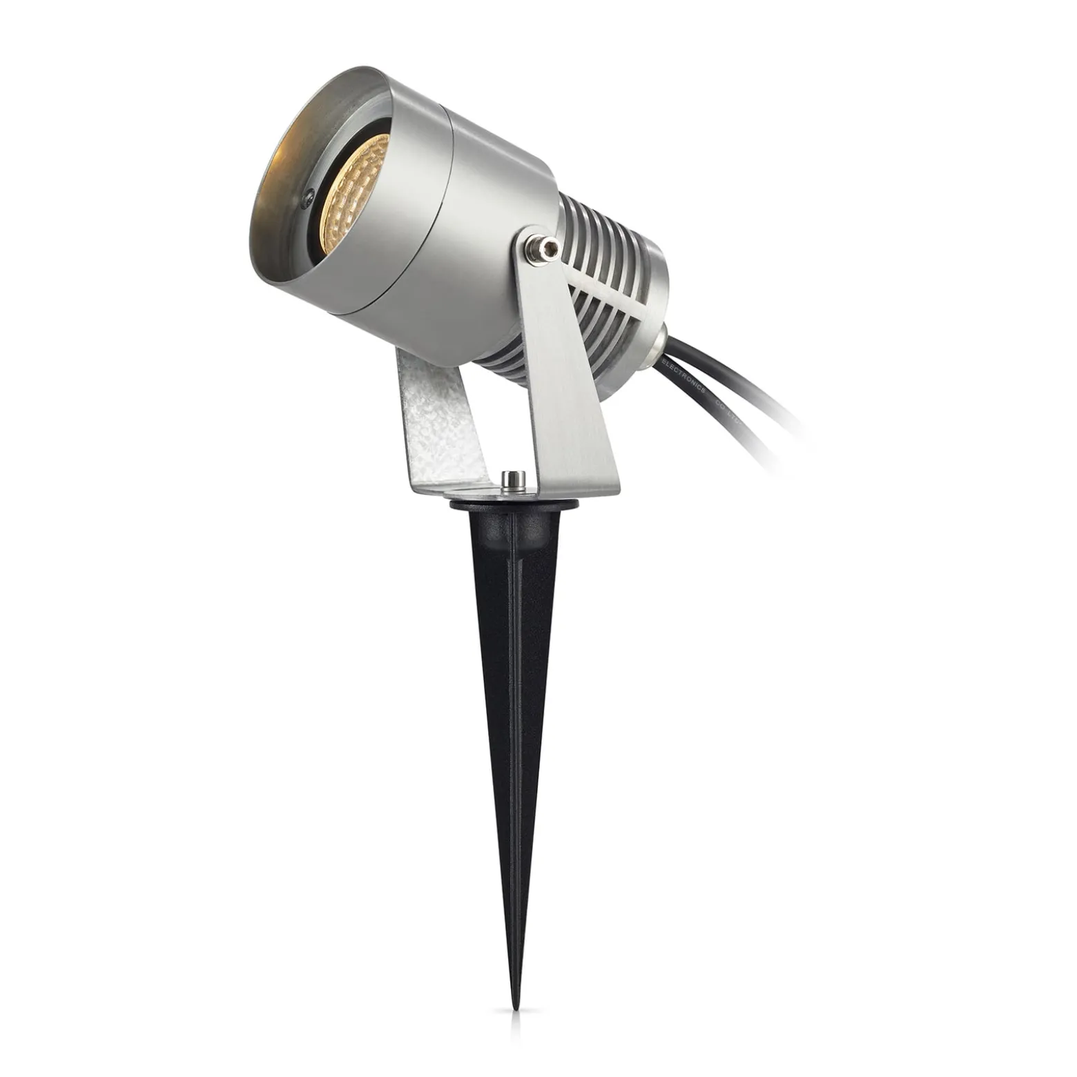 Puutarha 24 LED-valonheitin, hopea, 3 wattia