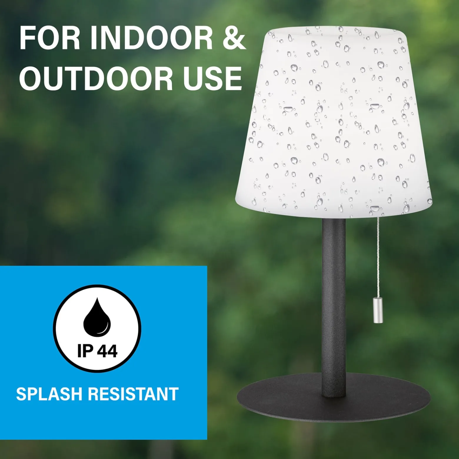 Puutarhan LED-pöytävalaisin, himmennettävä, värinvaihtoa varten