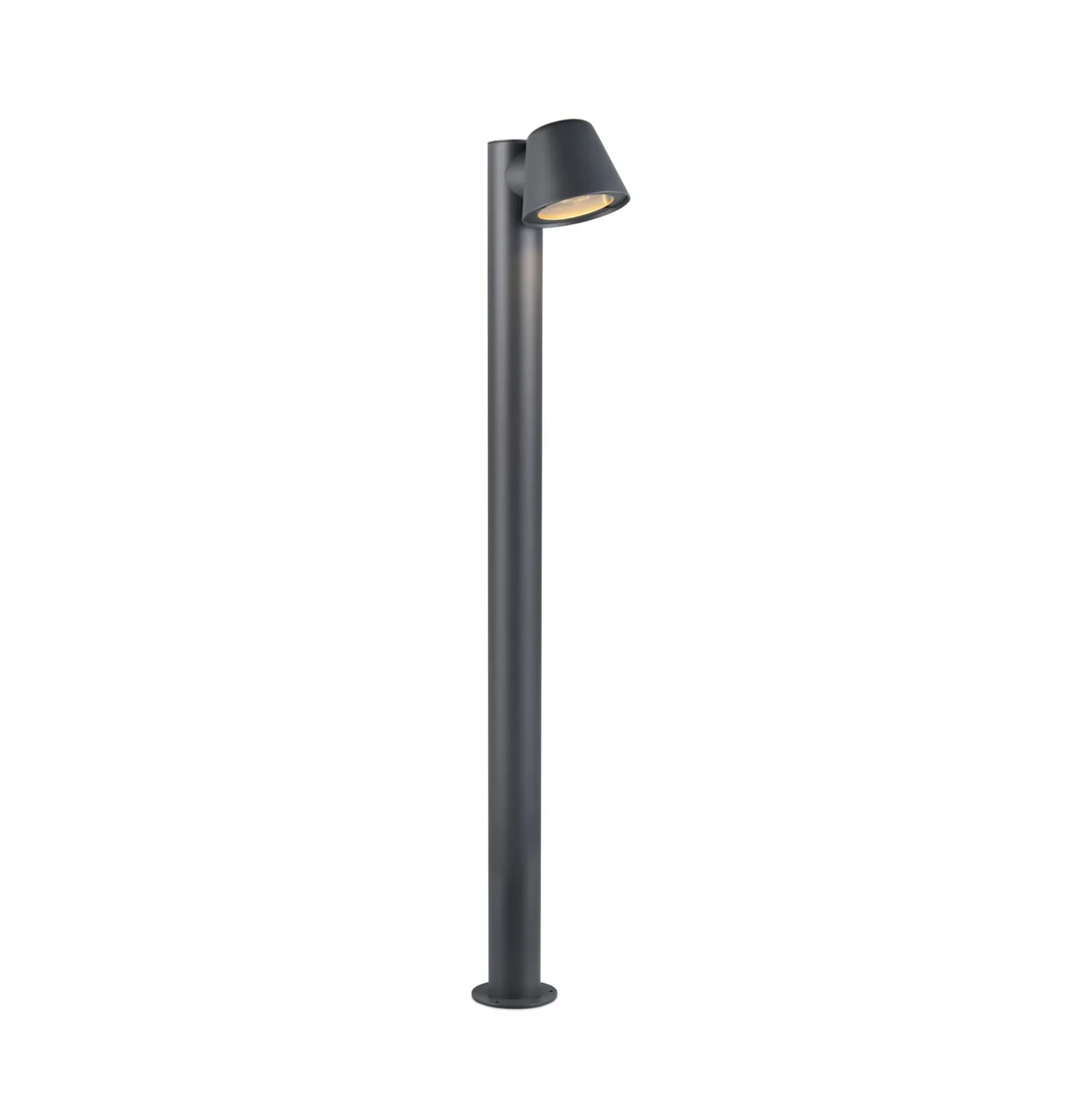 Pylväsvalaisin Beni, musta matta, korkeus 100 cm, metalli