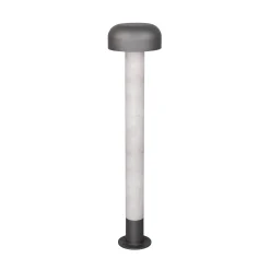 Pylväsvalaisin Fraser, harmaa/betoninen, alumiini, IP54, korkeus 84,5 cm