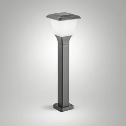 Pylväsvalaisin Lena, 60 cm, tummanharmaa, metalli, E27, IP65