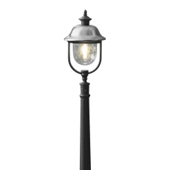 Pylväsvalaisin Parma, musta, metalli, korkeus 118 cm, E27, IP43