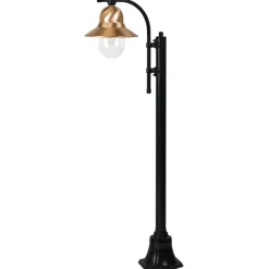 Pylväsvalaisin Toscane 1-valo 150 cm, musta