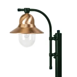 Pylväsvalaisin Toscane 1-valo 150 cm, vihreä